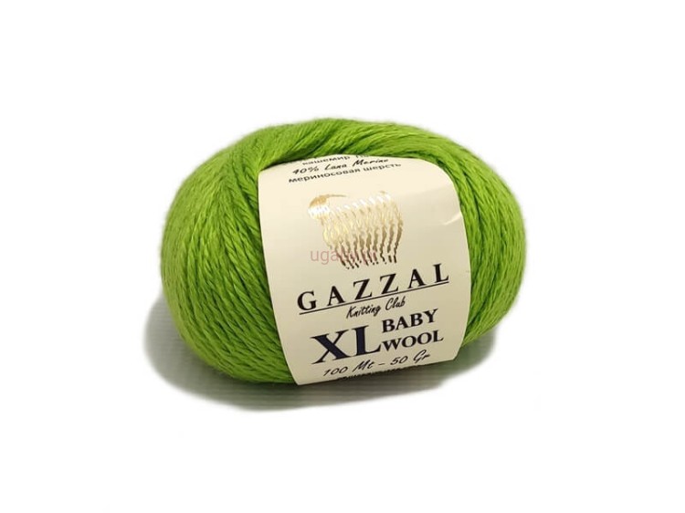 włóczka Baby Wool xl kolor zielony