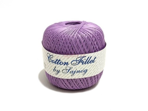 kordonek Cotton Fillet kolor fioletowy