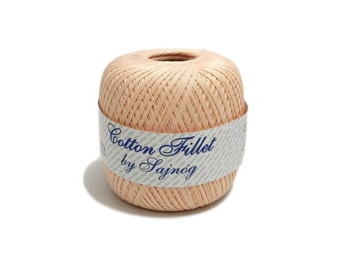 kordonek Cotton Fillet kolor łososiowy