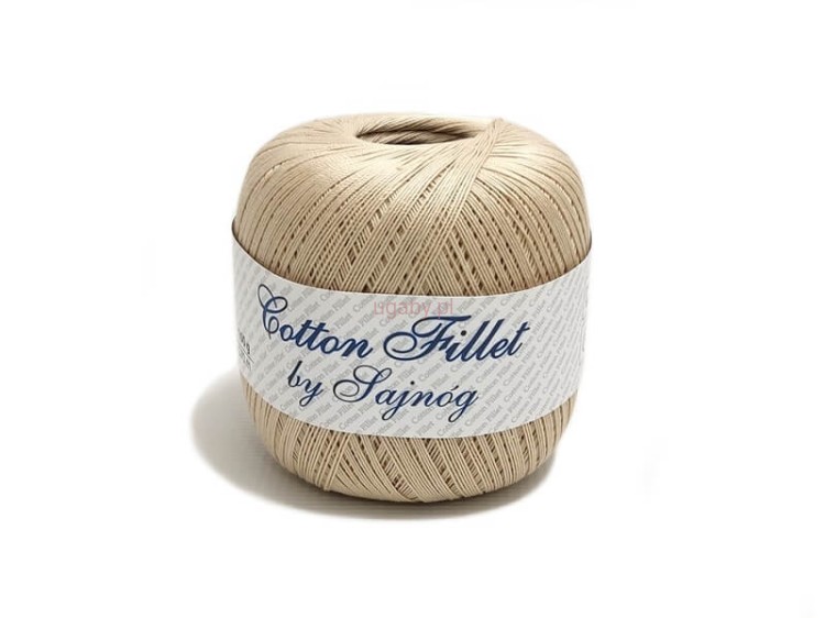 kordonek Cotton Fillet kolor beżowy jasny