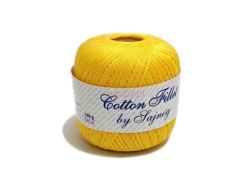 kordonek Cotton Fillet kolor żółty
