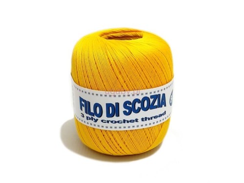 kordonek Filo di scozia 8/3 kolor żółty