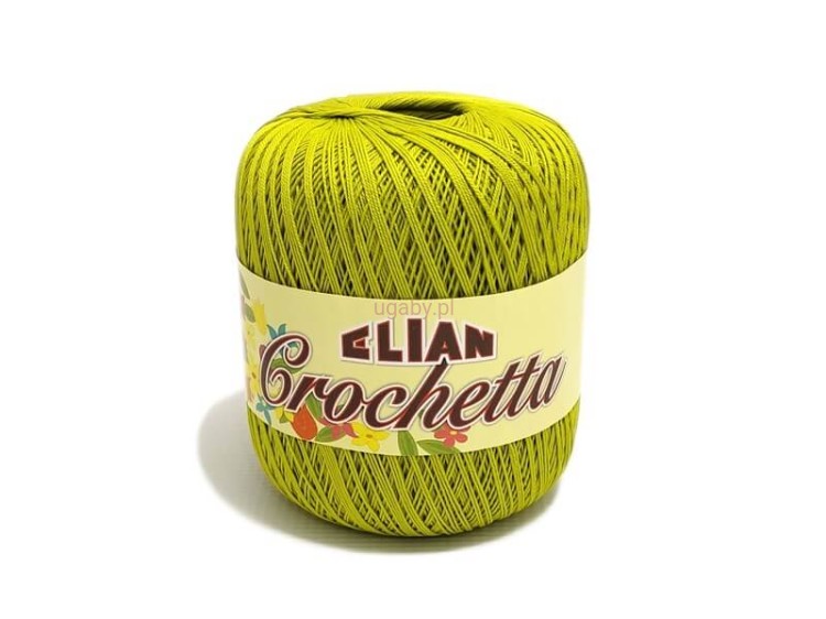 kordonek crochetta kolor zielony jasny