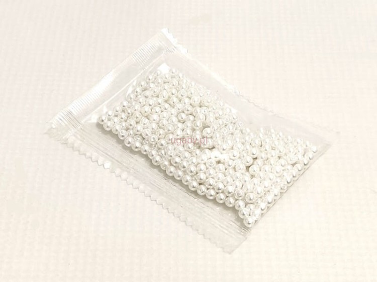 Koraliki Plastikowe "Perełki" – 4 mm