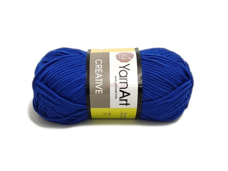 Chabrowa włóczka Creative YarnArt kolor 240 – 100% bawełna na letnie ubrania i szydełkowe akcesoria, sklep ugaby.pl.