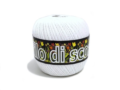 kordonek Filo di scozia 250g kolor biały