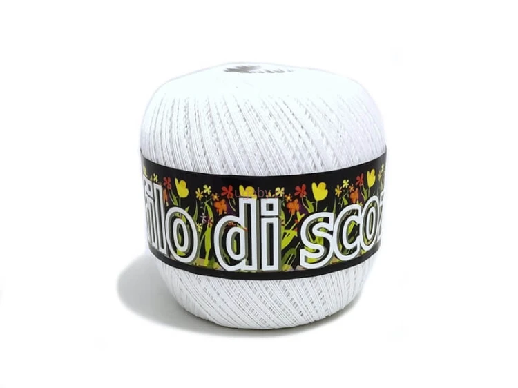 kordonek Filo di scozia 250g kolor biały