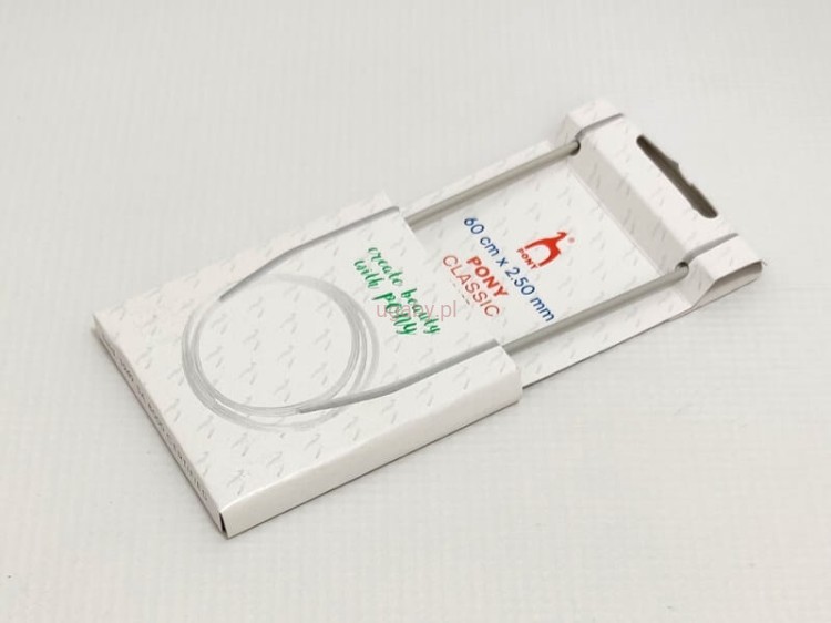 Druty Pony Classic z żyłką (2,5 mm / 60 cm)