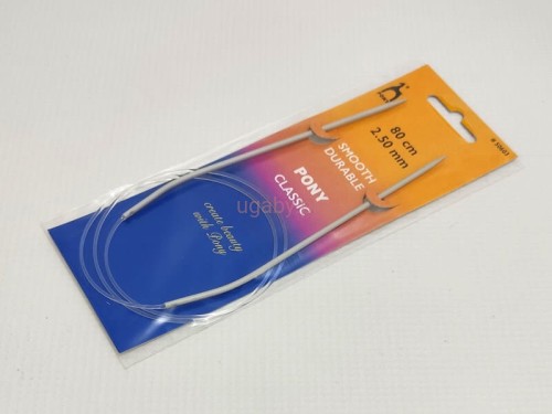 Druty Pony Classic z żyłką (2,5 mm / 80 cm)