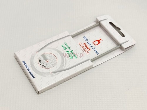 Druty Pony Classic z żyłką Glydon (3,0 mm / 100 cm)