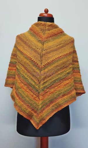 chusta w kolorach jesieni