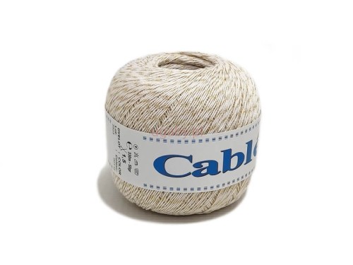 kordonek Cable 5 za złotą nitką