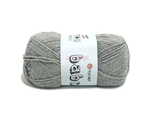 Włóczka Baby YarnArt kolor 195 jasnoszary gołębi akryl dla dzieci i niemowląt.