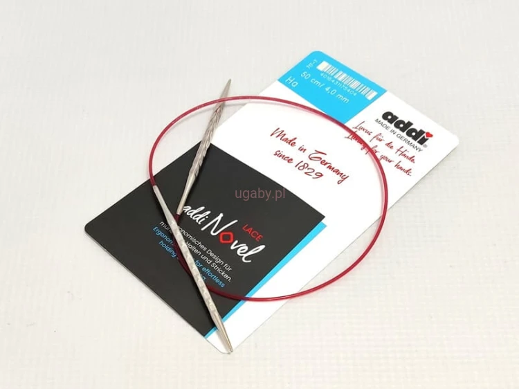 druty Addi Novel z żyłką 50cm 4,0 mm