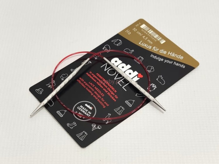 druty Addi Novel z żyłką 50 cm 4,5 mm