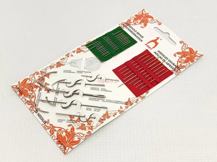 karnet igieł do szycia ręcznego PONY