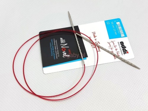 druty z żyłką Addi Novel