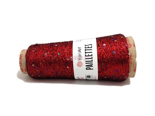 nić metalizowana z cekinami