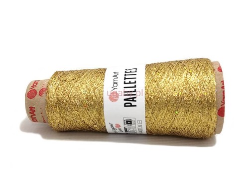 nić metalizowana z cekinami