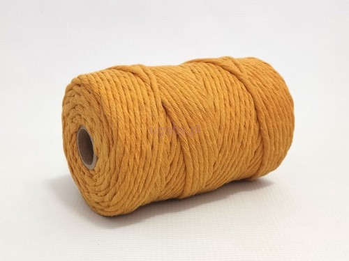 sznurek bawełniany 5mm kolor miodowy