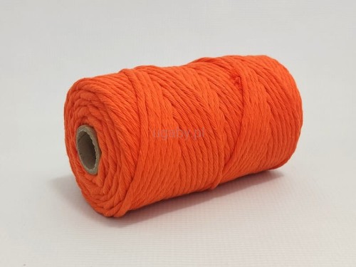 sznurek bawełniany kolor pomarańczowy