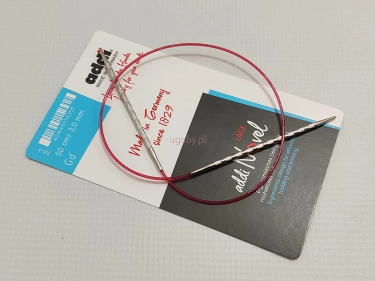 Druty Addi Novel z żyłką 3,0mm