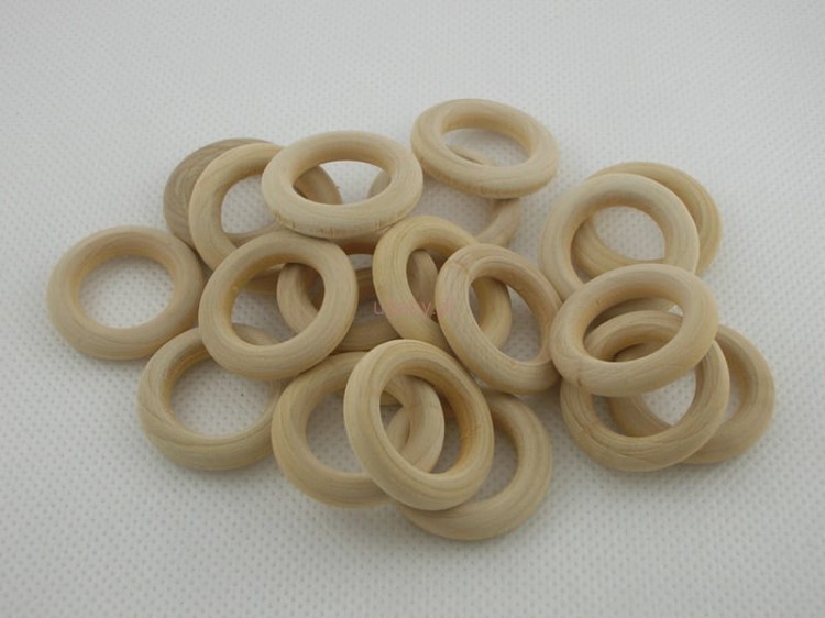 kółko drewniane o średnicy 33 mm