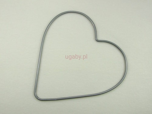 obręcz do obrabiania szydełkiem 28cm - serce